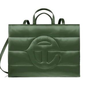 Telfar Large Green Puffer